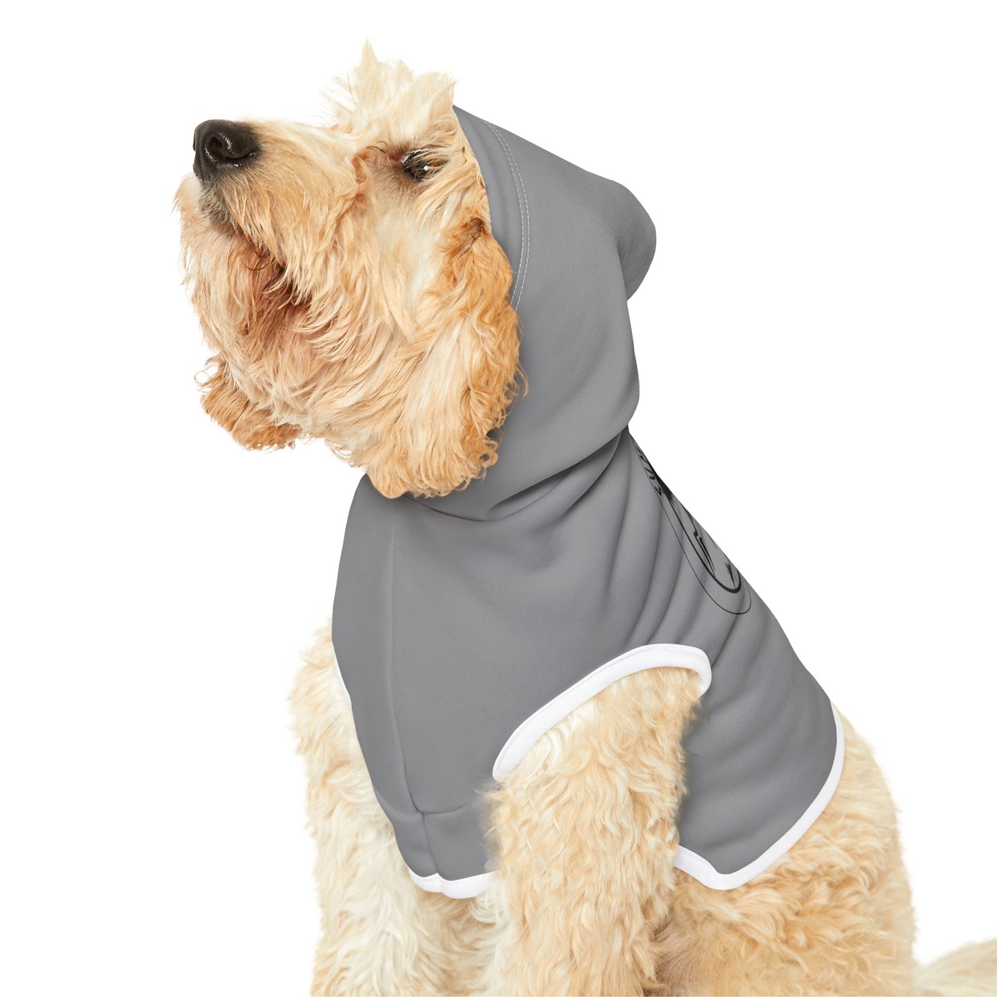 Mountain Pet Hoodie Grey