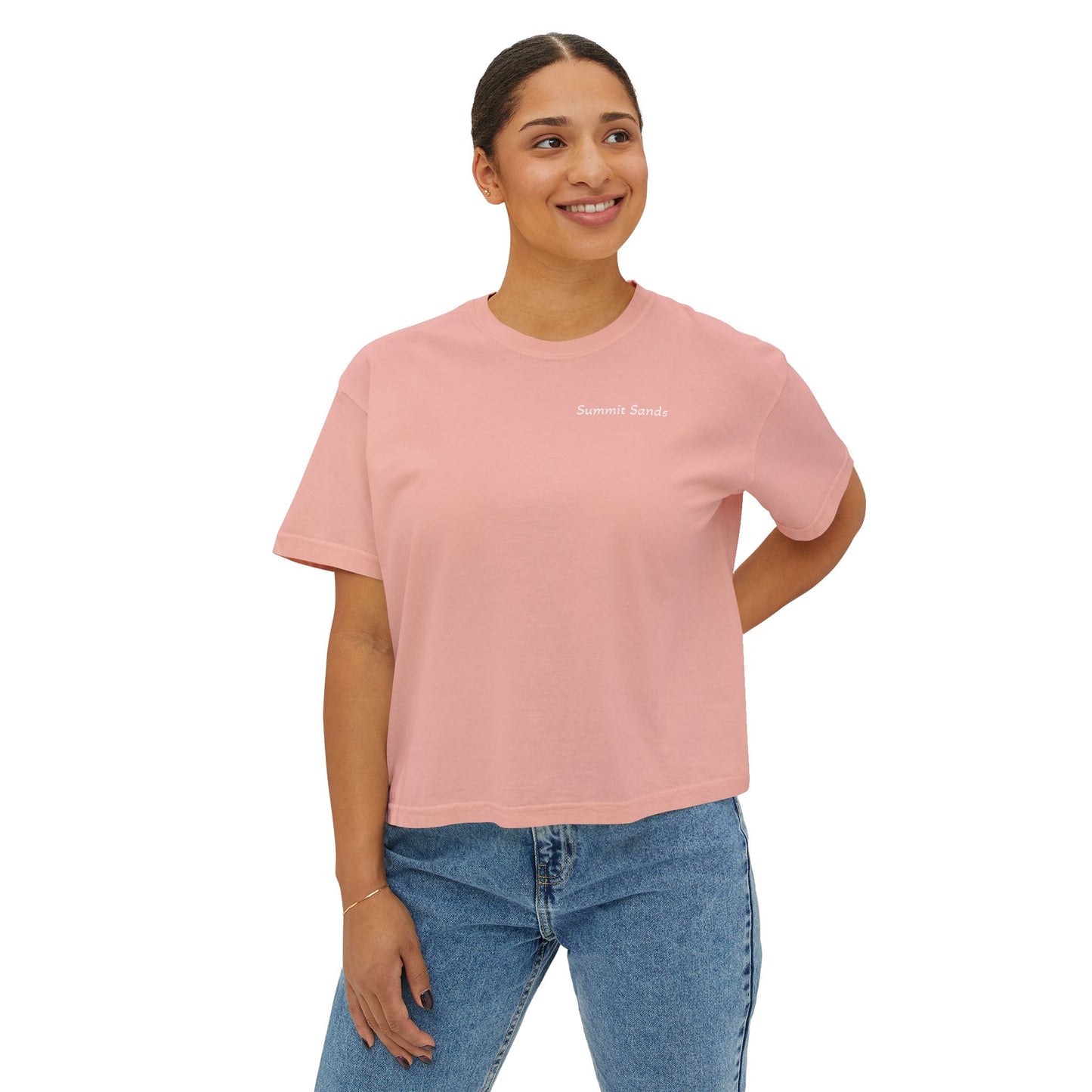 Woman's Boxy Tee White
