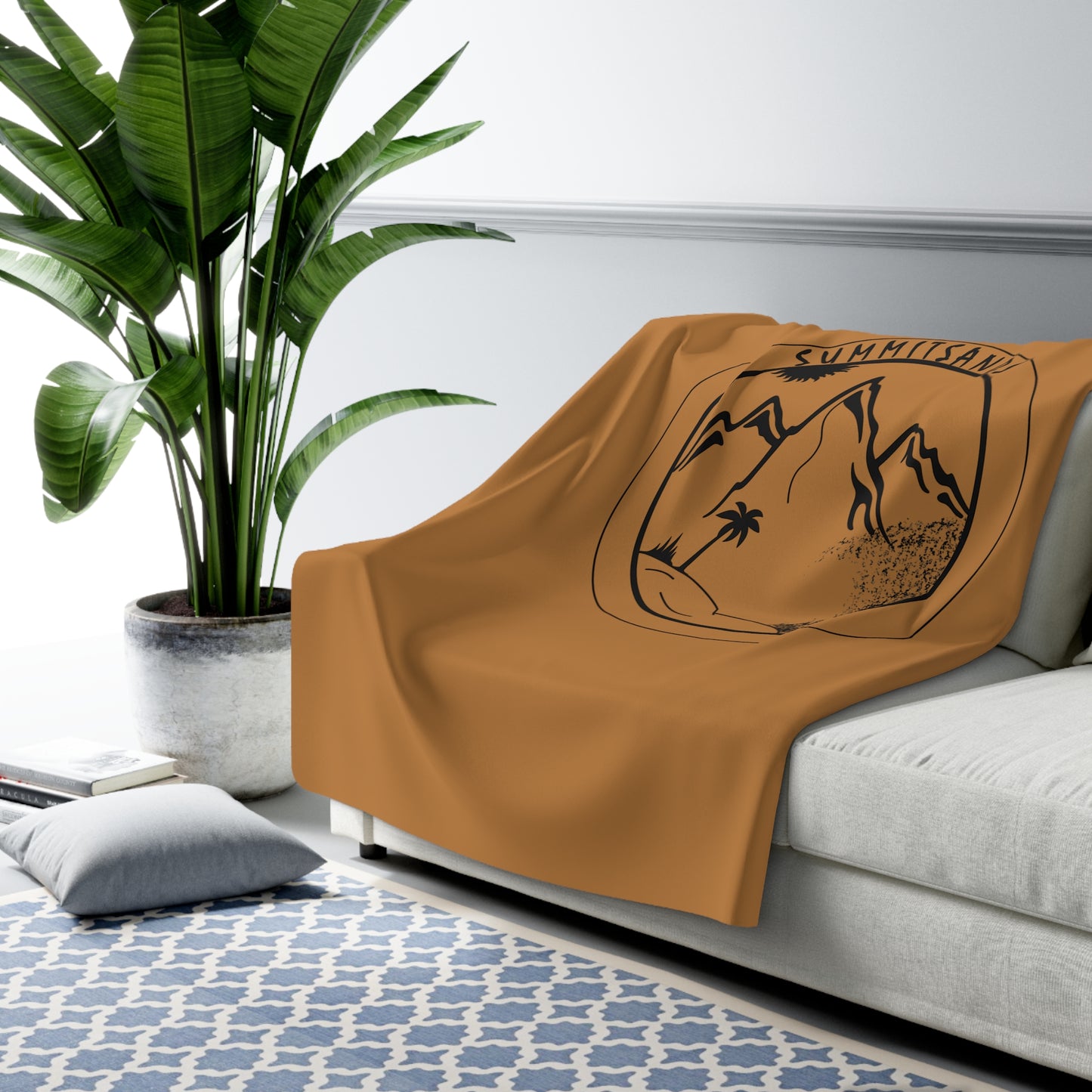 Summit Sherpa Blanket Tan