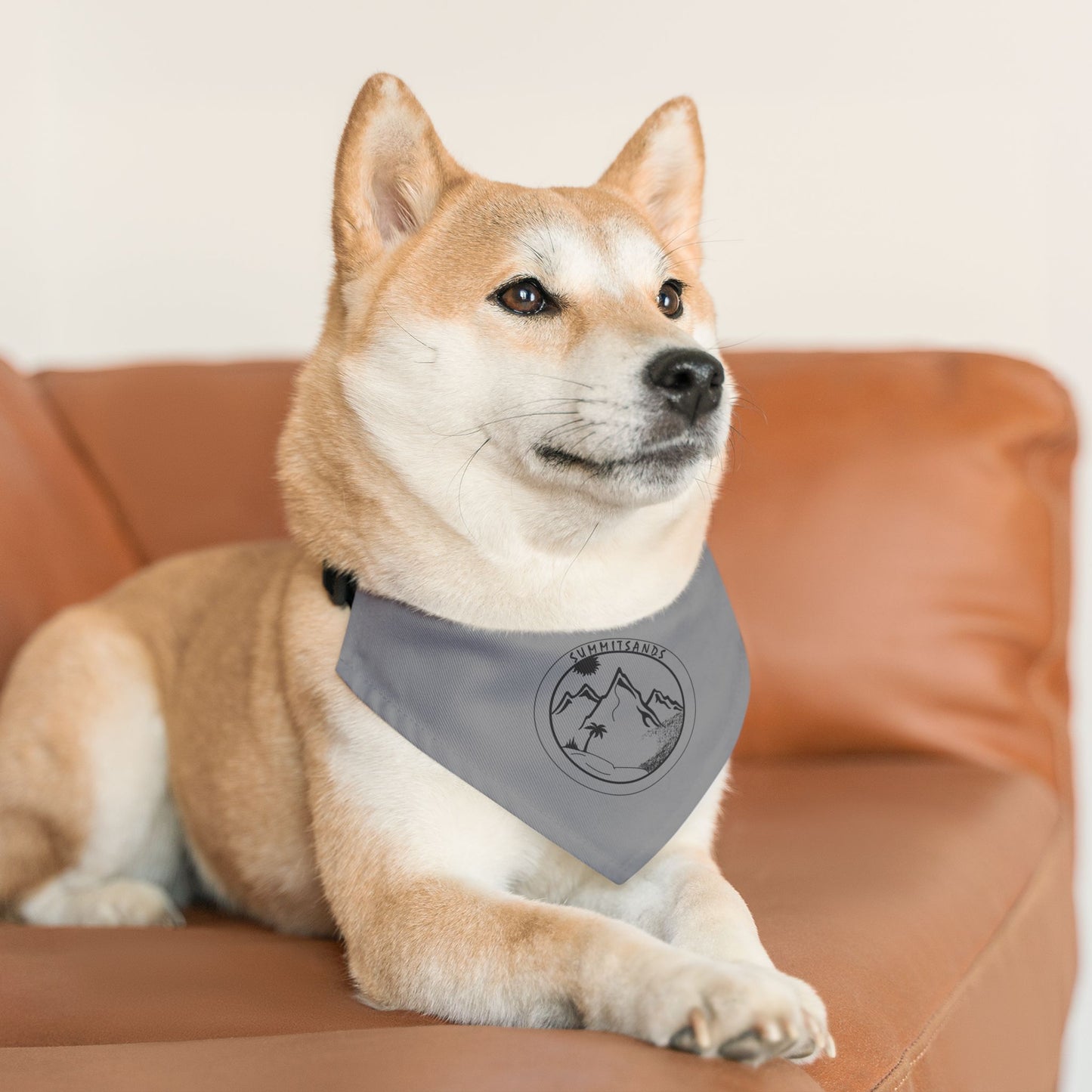 Adventure Pet Bandana Grey