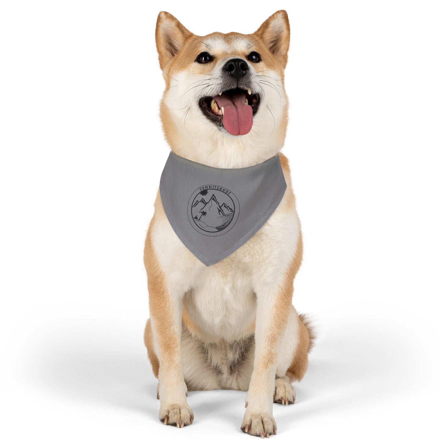 Adventure Pet Bandana Grey