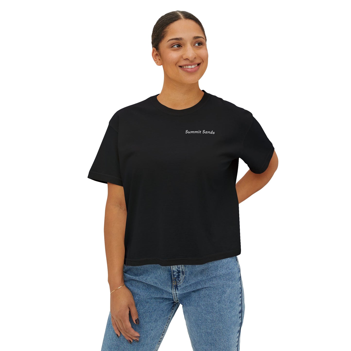 Woman's Boxy Tee White