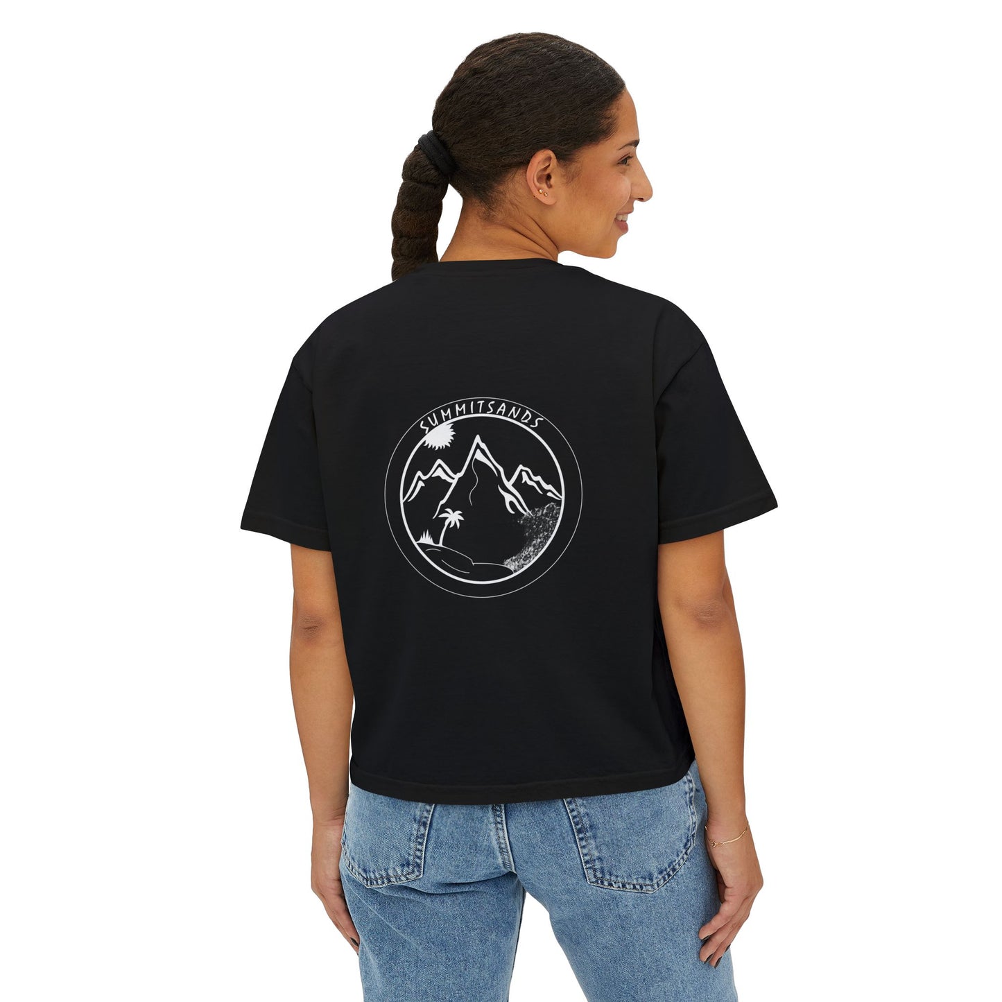 Woman's Boxy Tee White