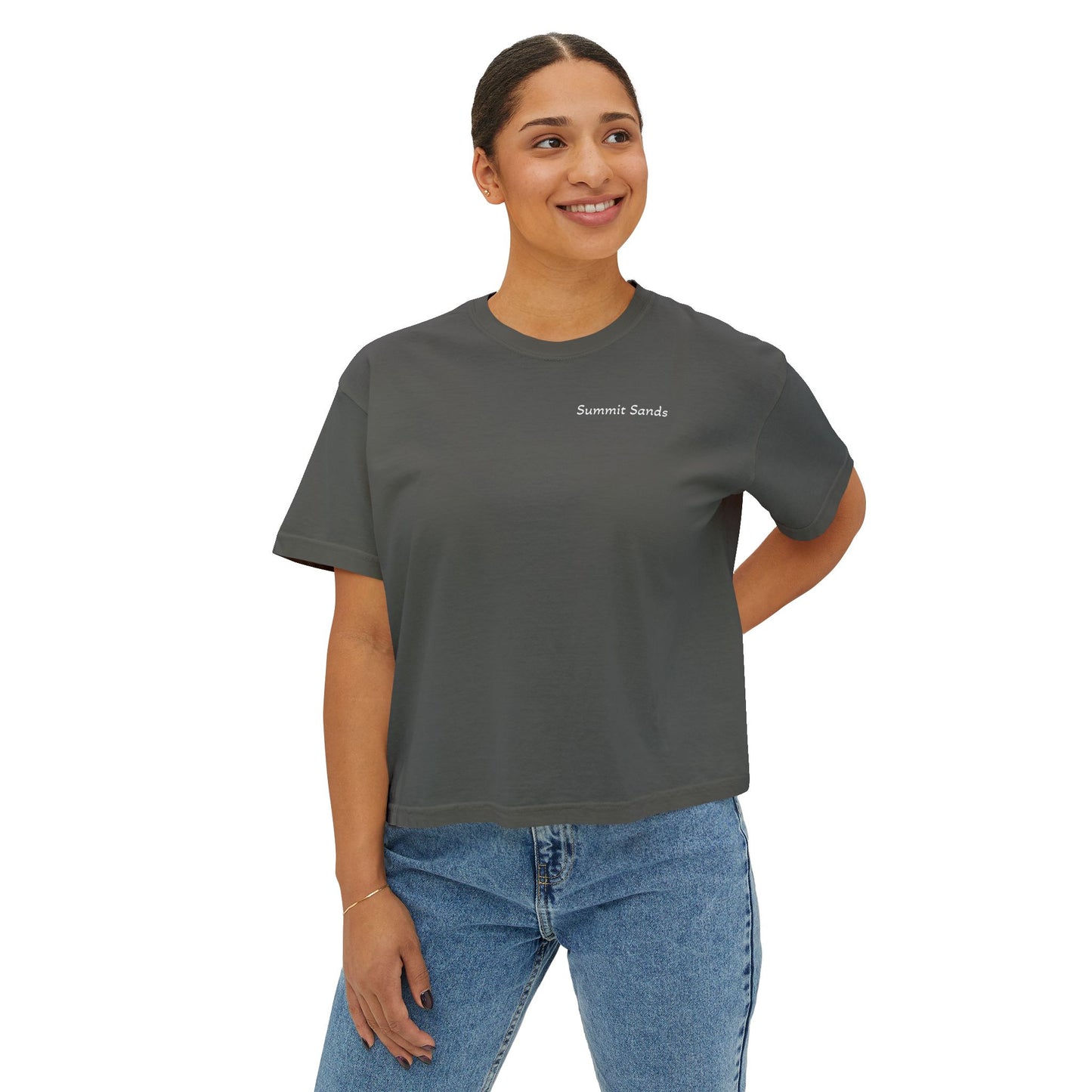 Woman's Boxy Tee White