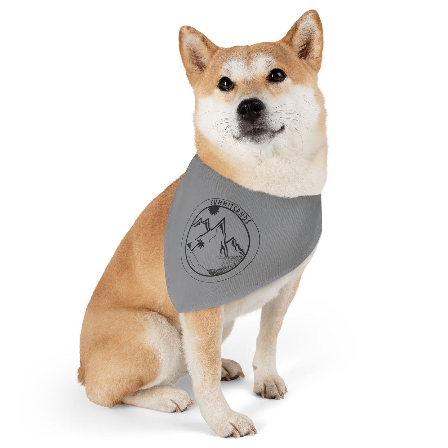 Adventure Pet Bandana Grey