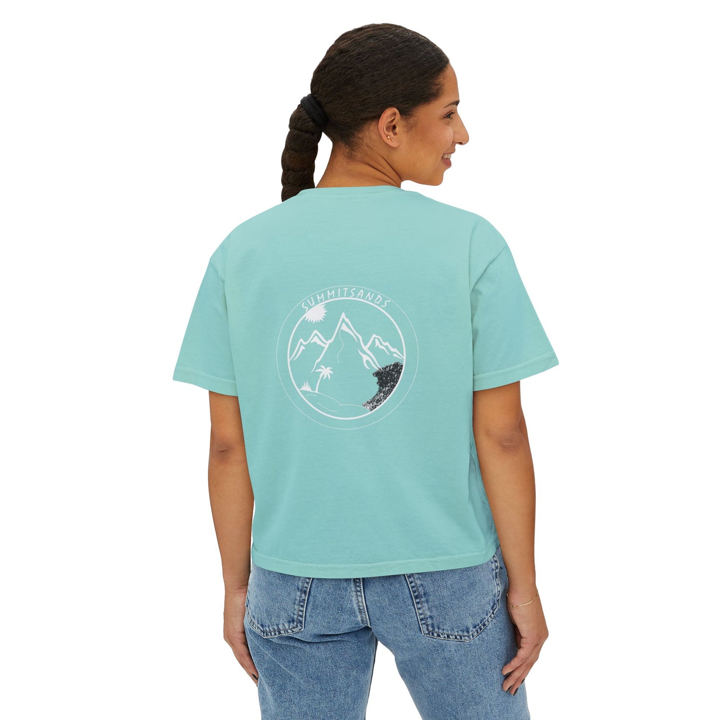 Woman's Boxy Tee White
