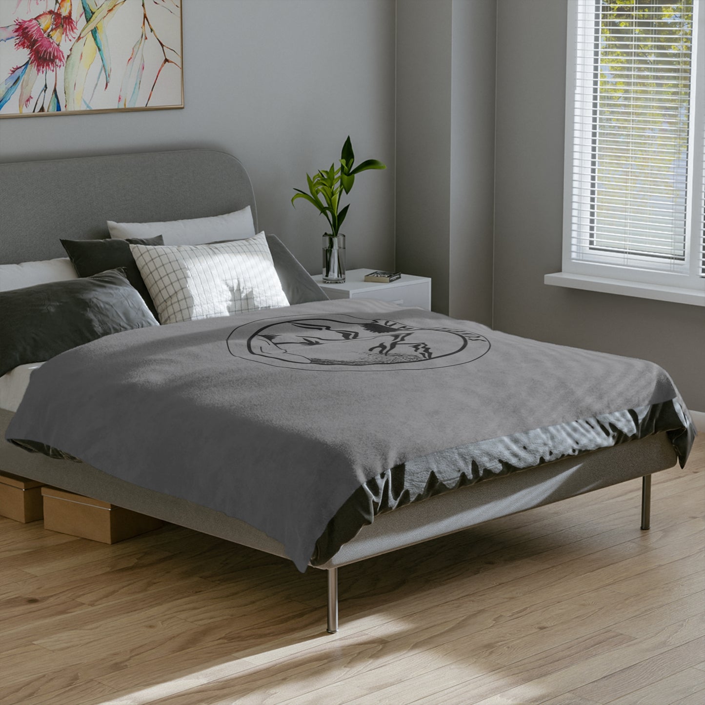 Microfiber Blanket Grey