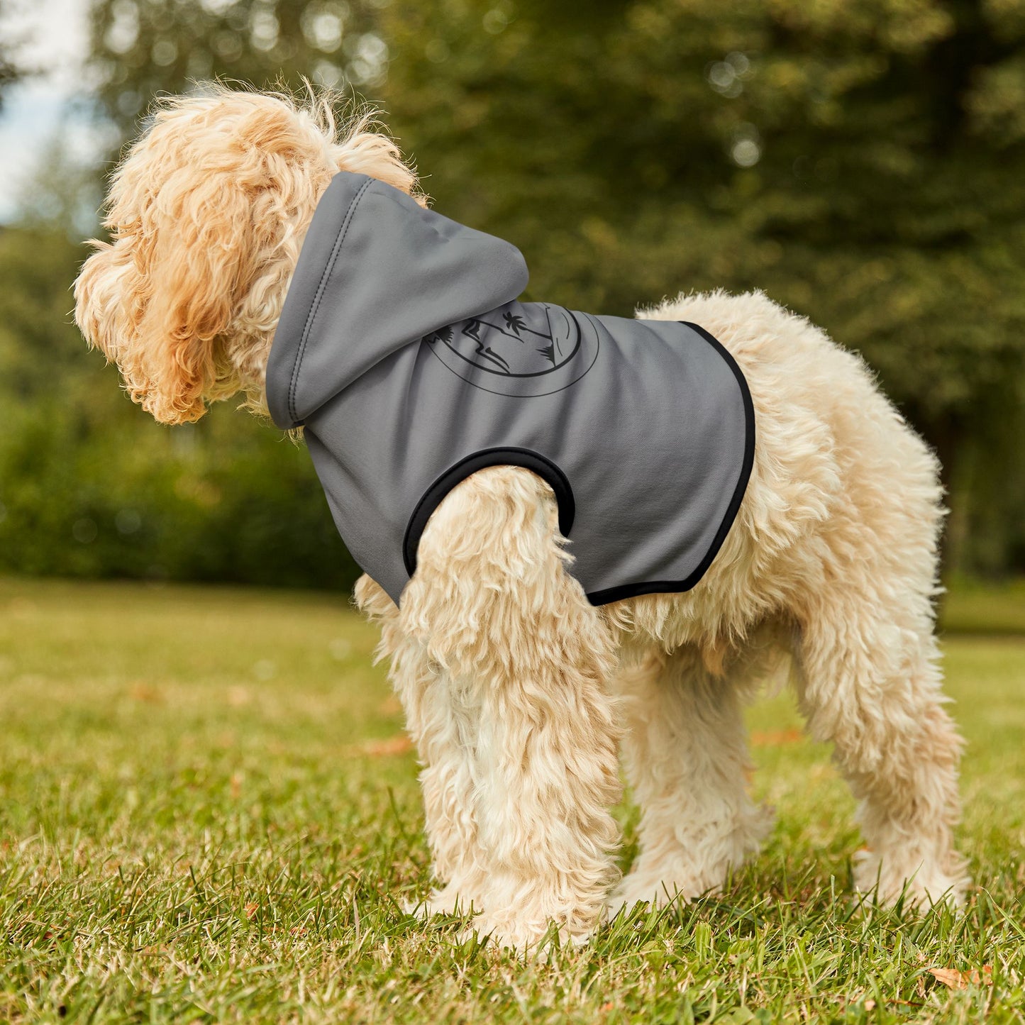 Mountain Pet Hoodie Grey