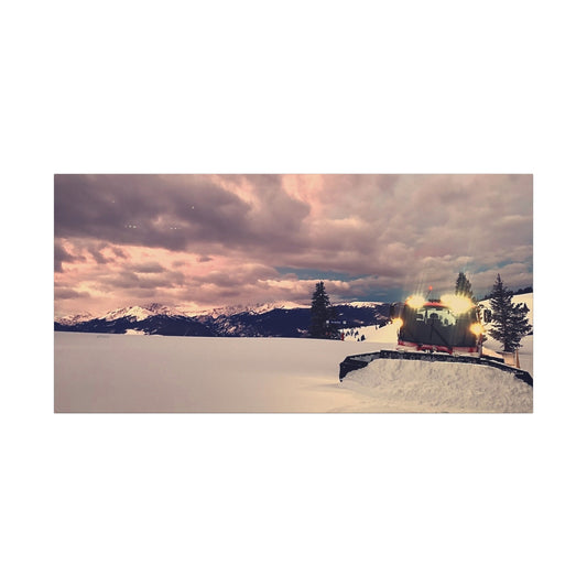 Canvas Print - Vail Snowcat Sunrise