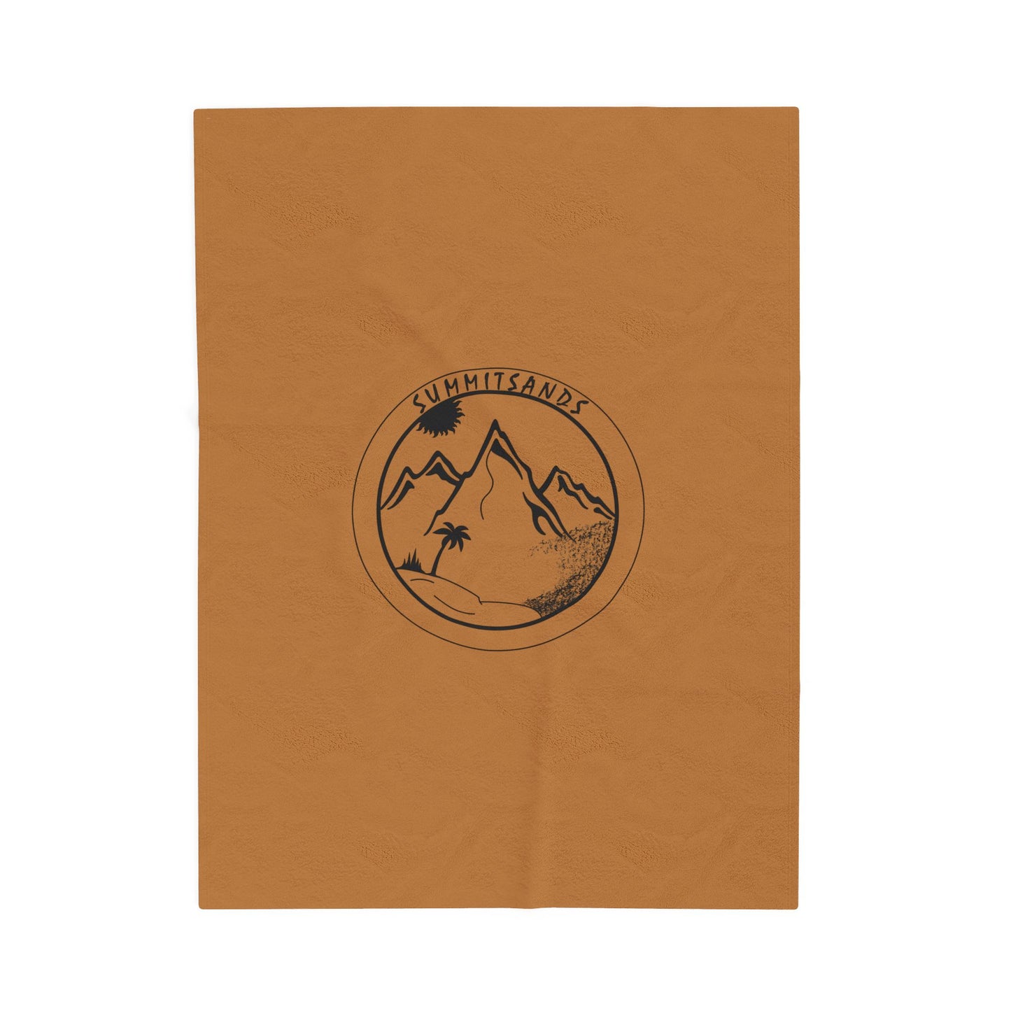 Cozy Velveteen Everyday Blanket Tan