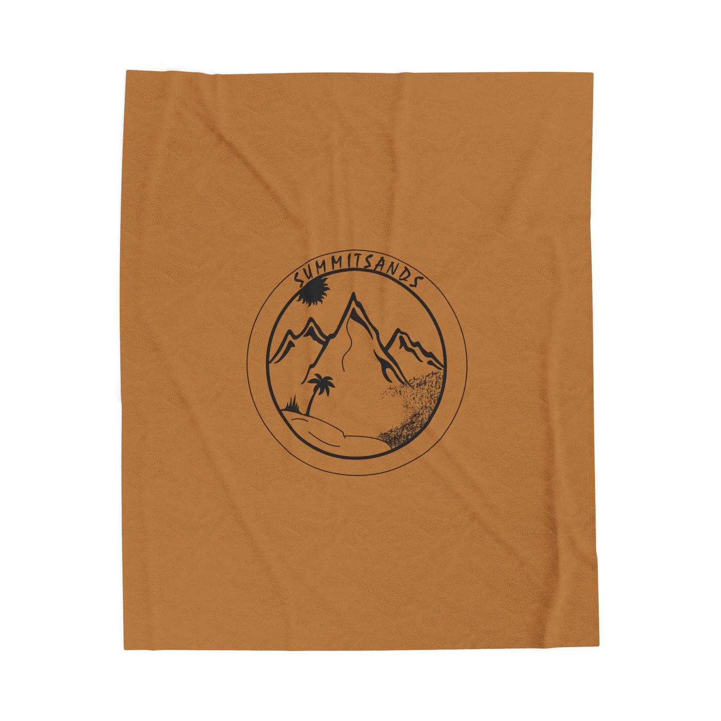 Cozy Velveteen Everyday Blanket Tan