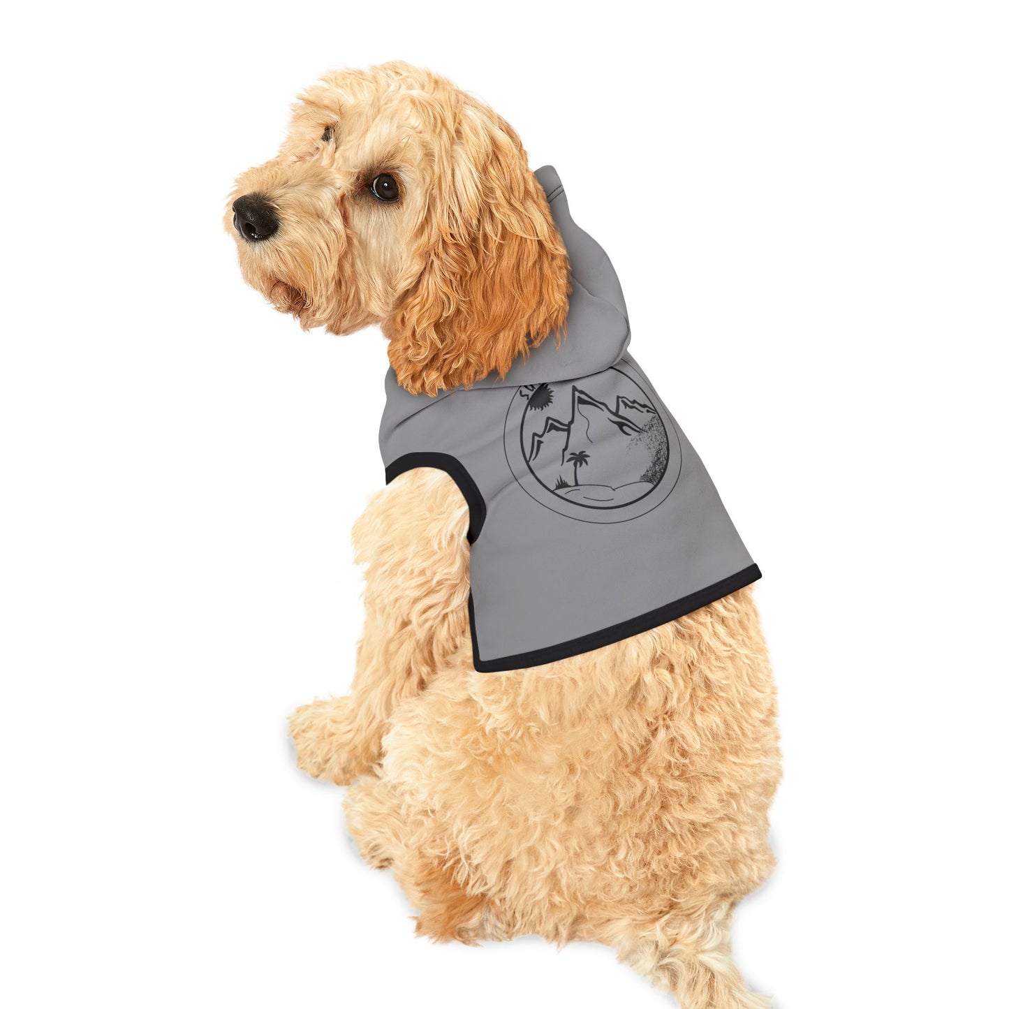 Mountain Pet Hoodie Grey