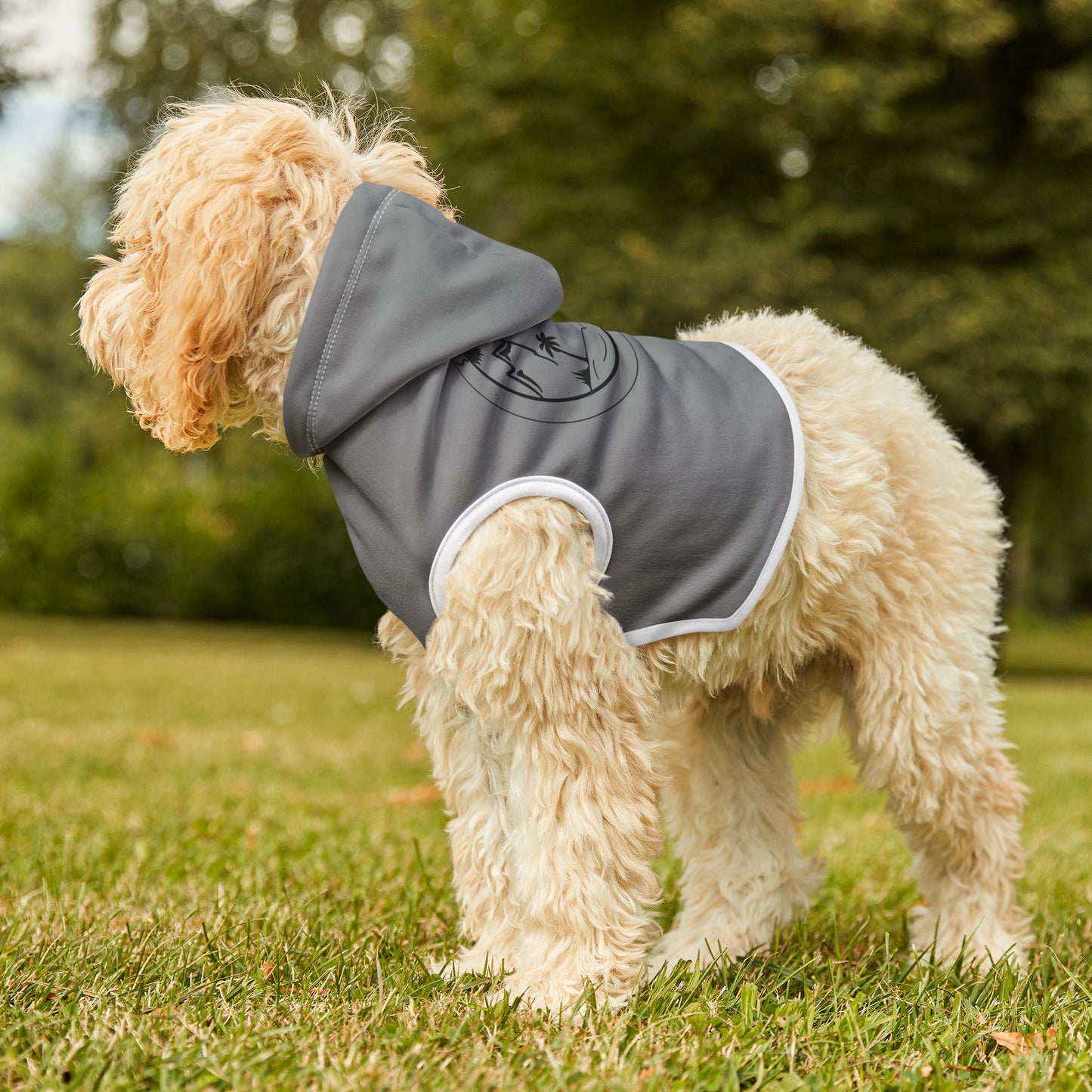 Mountain Pet Hoodie Grey