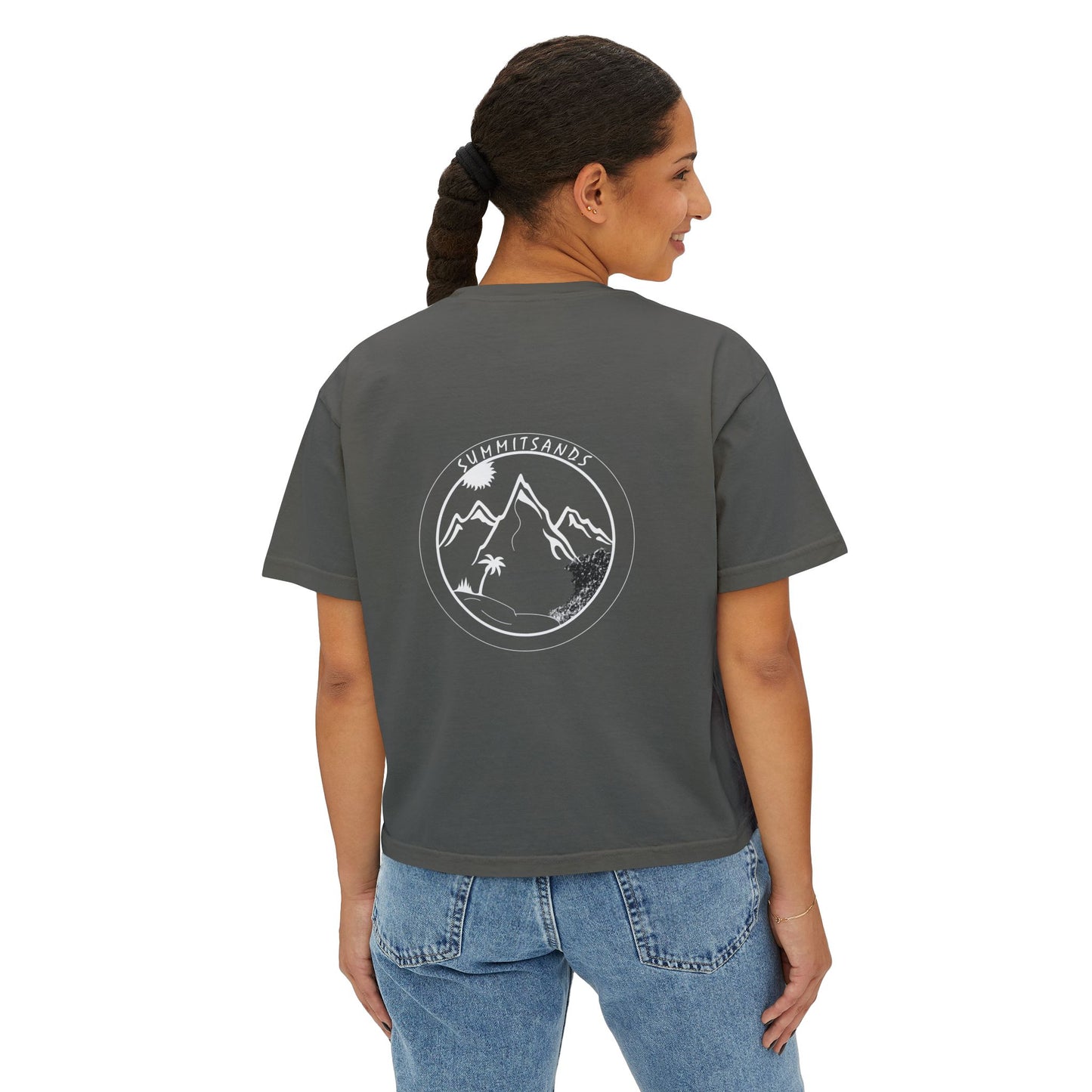 Woman's Boxy Tee White