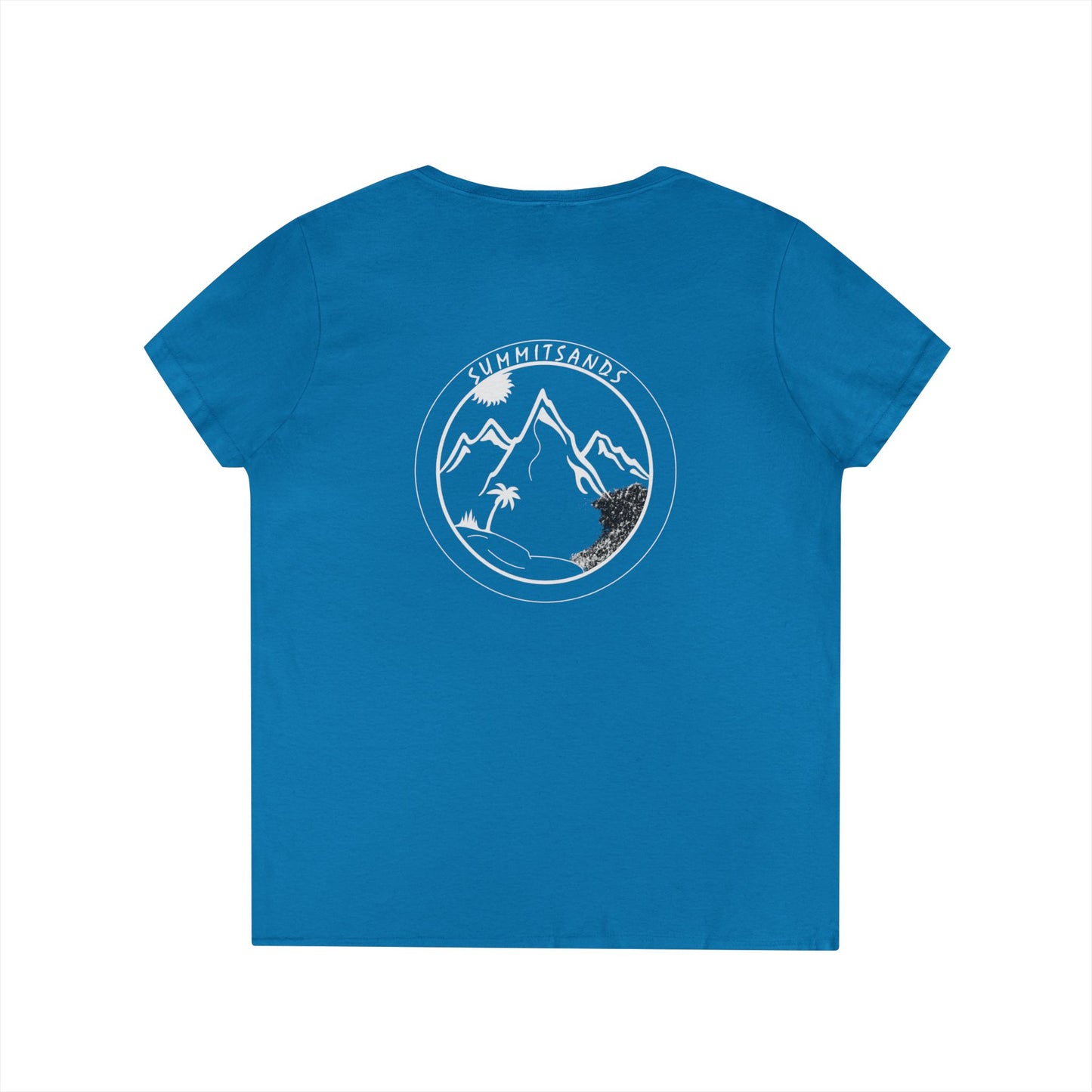 Summit Sands Ladies V-Neck Tee White