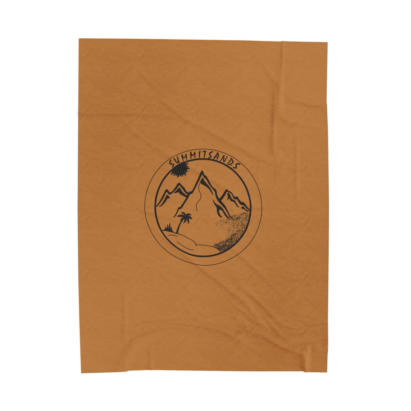 Cozy Velveteen Everyday Blanket Tan