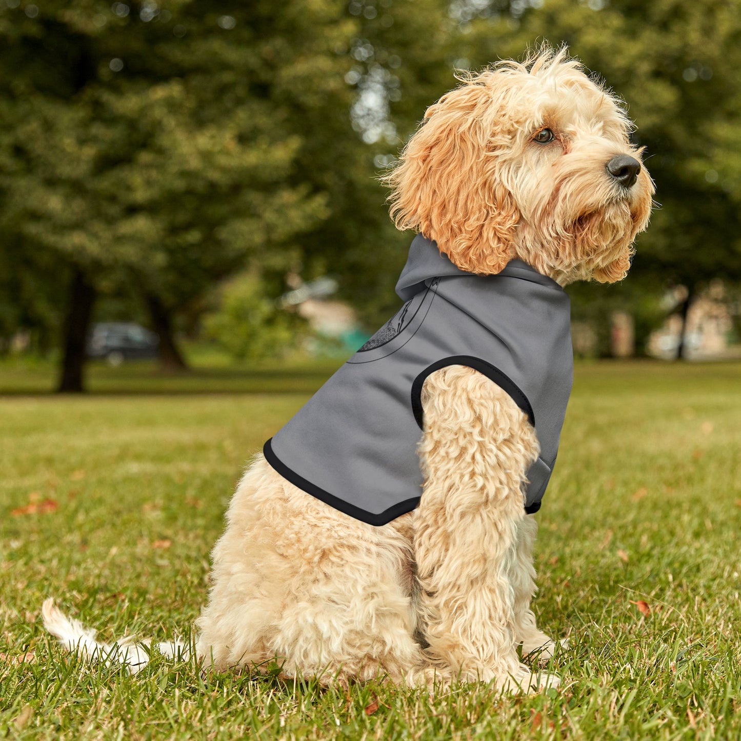 Mountain Pet Hoodie Grey
