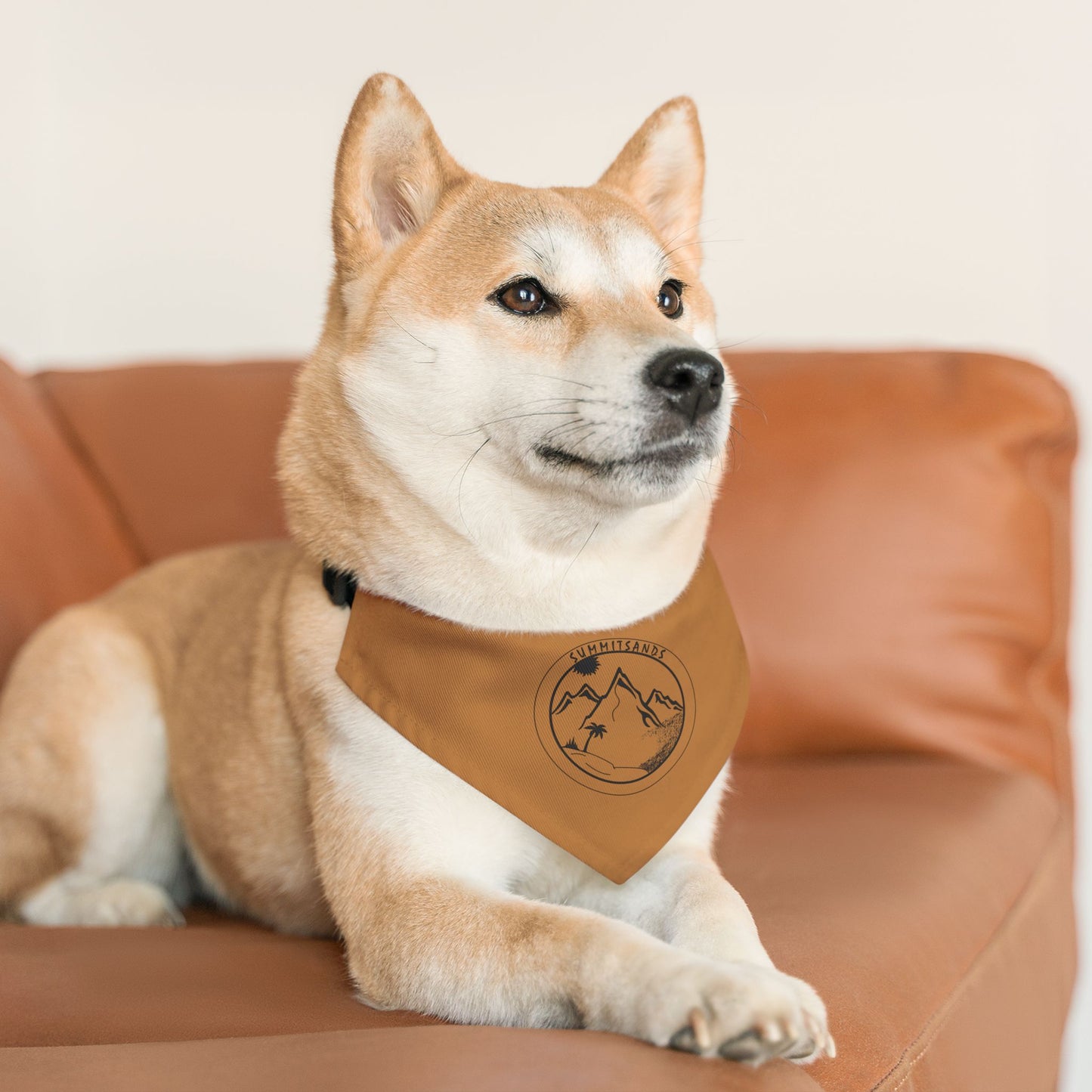 Adventure Pet Bandana Tan