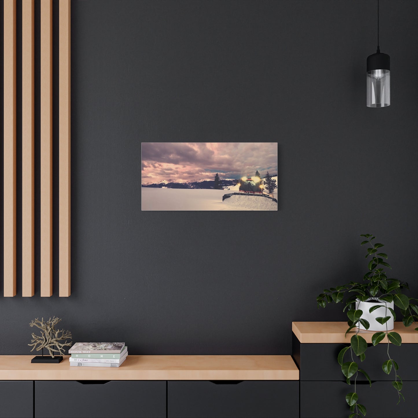 Canvas Print - Vail Snowcat Sunrise