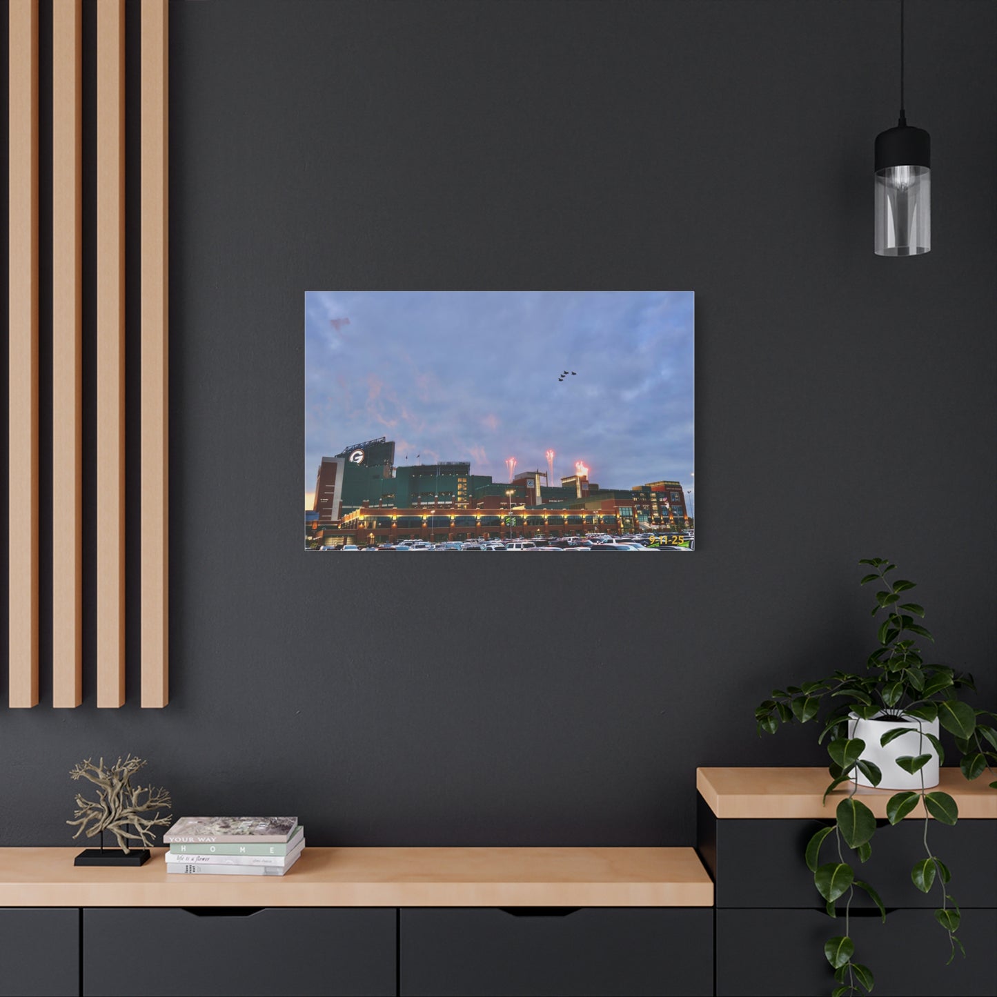 Canvas Print - 9/11 F-35 Packers Flyover
