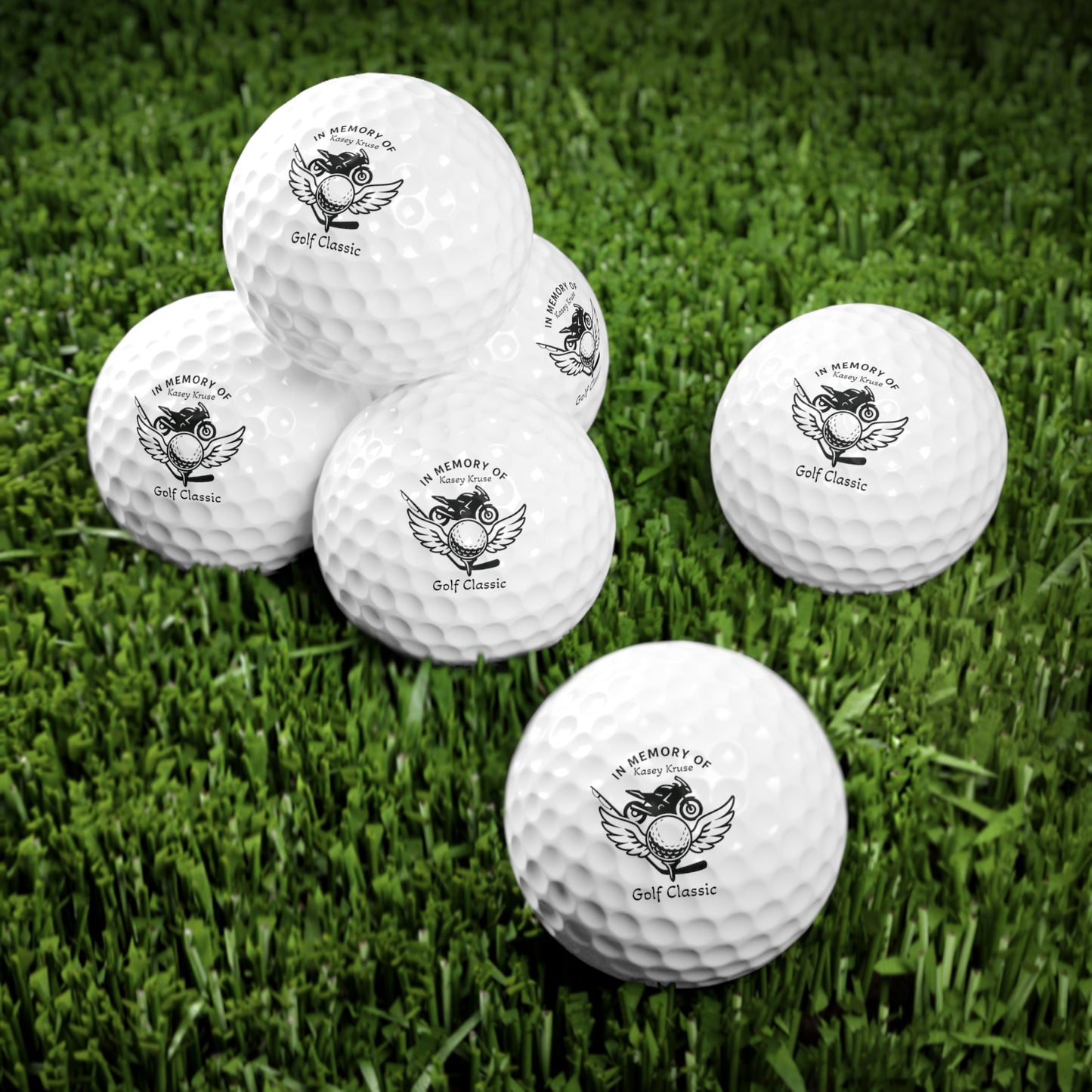 Custom Memorial Golf Balls