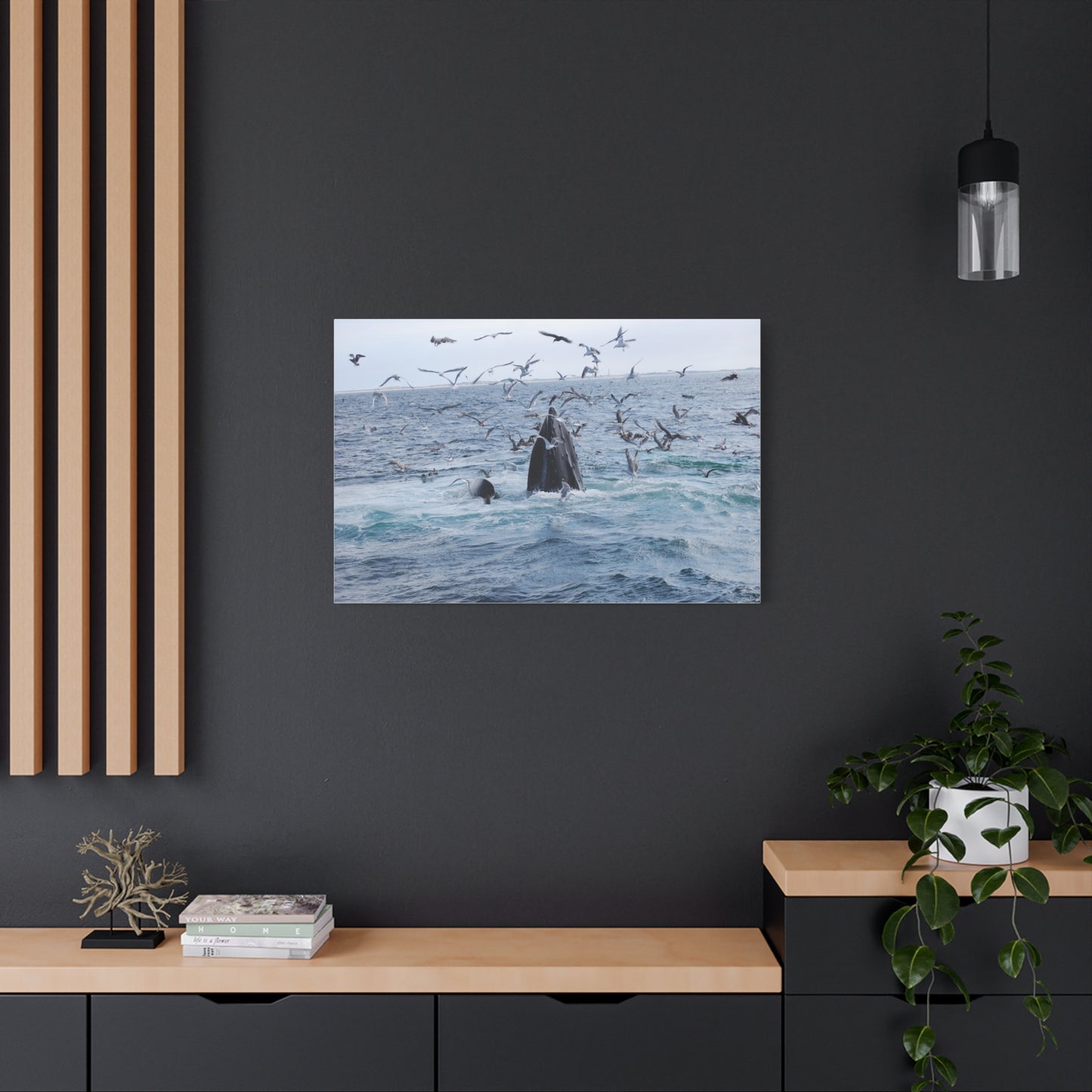 Canvas Print - Whale Feeding