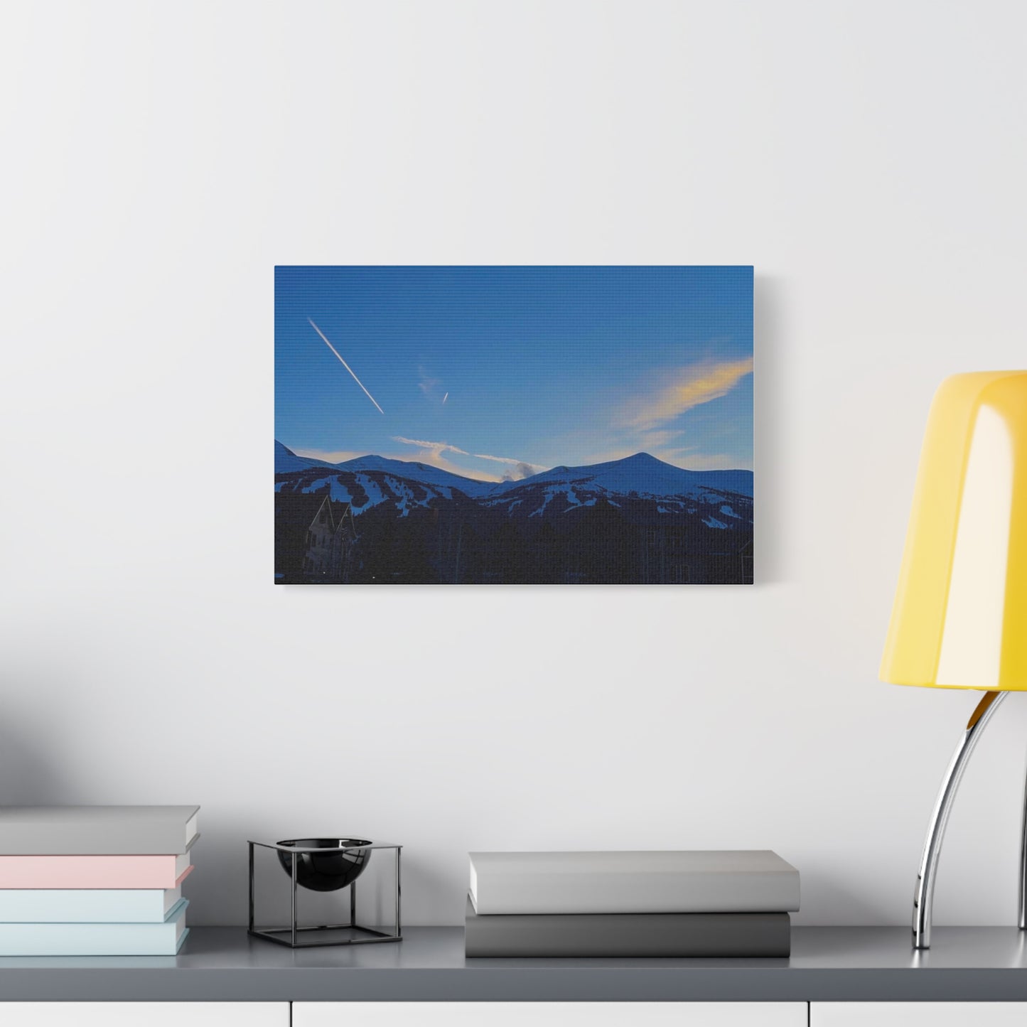 Canvas Print - Sunset Picture Breckenridge Ski Resort