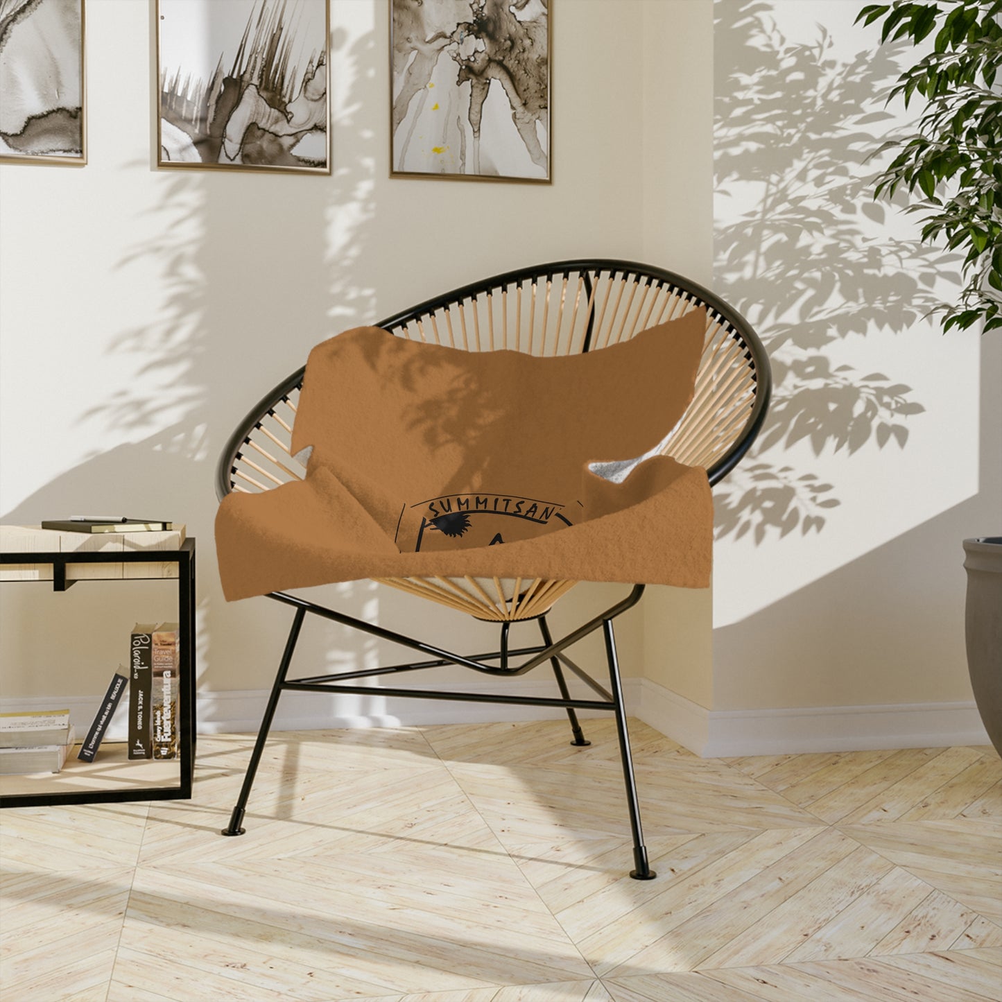 Microfiber Blanket Tan