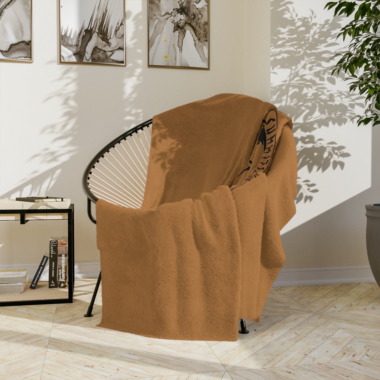 Microfiber Blanket Tan