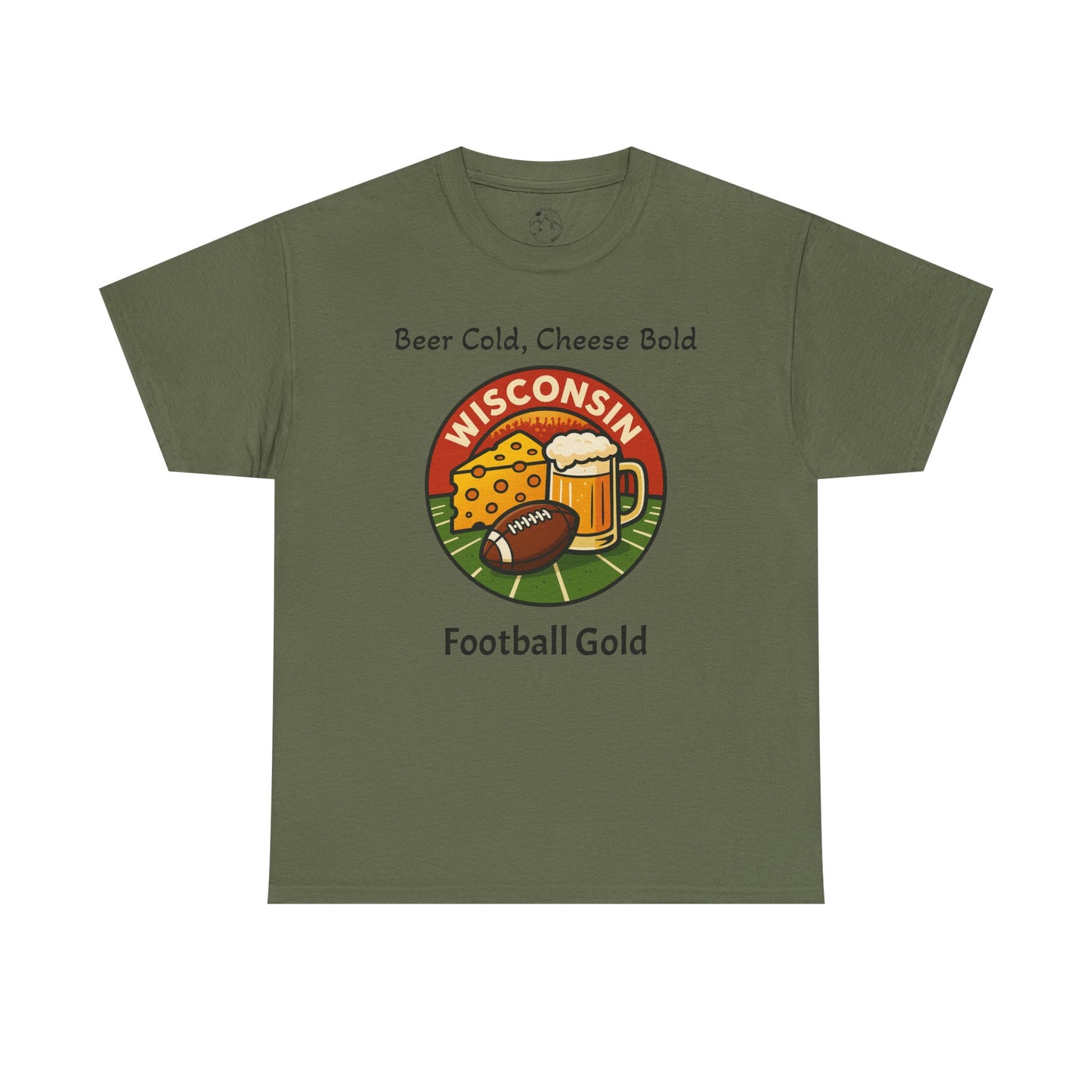 Wisconsin Football Gold Tee