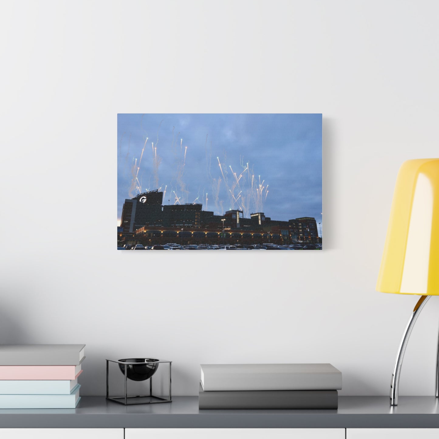 Canvas Print - Lambeau Field Fireworks 9/11/25