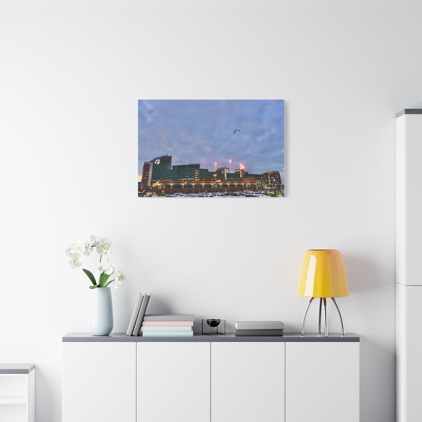Canvas Print - 9/11 F-35 Packers Flyover