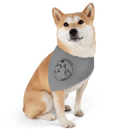 Adventure Pet Bandana Grey