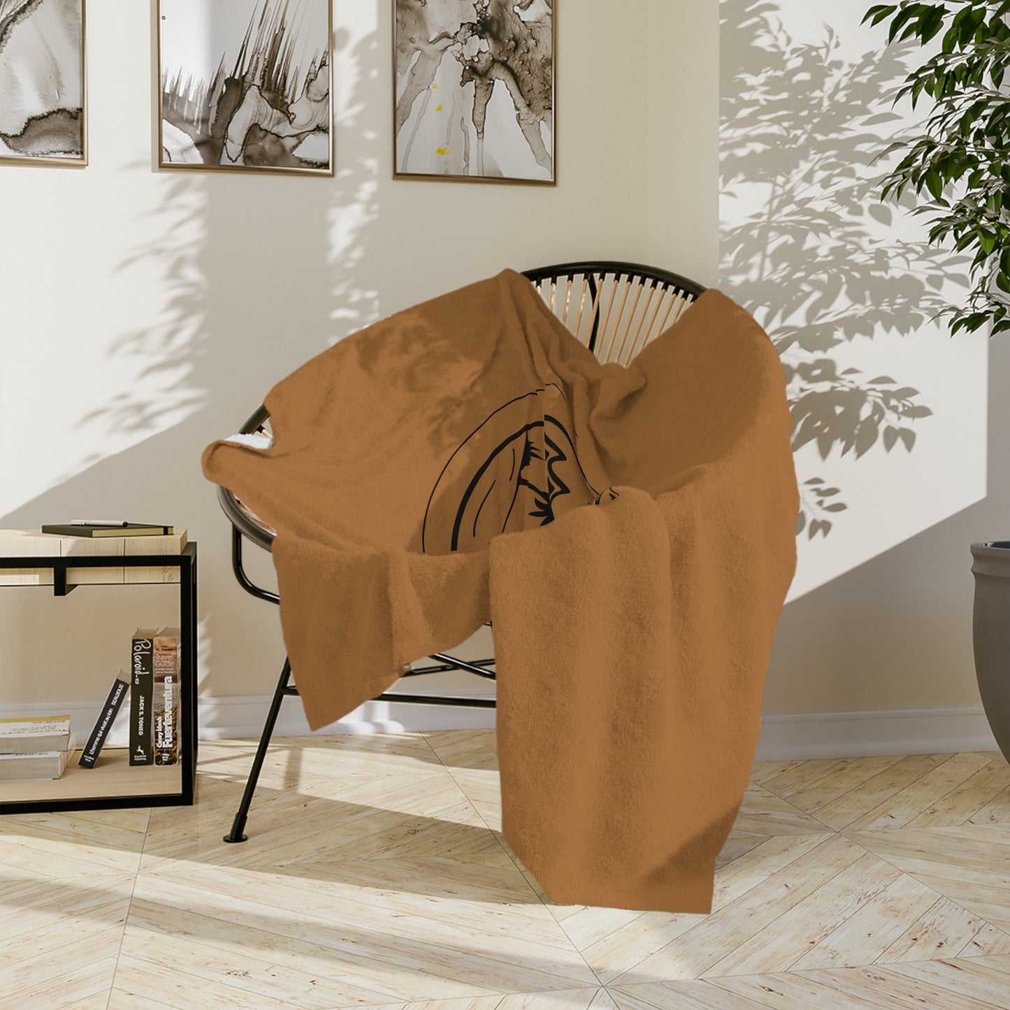 Microfiber Blanket Tan