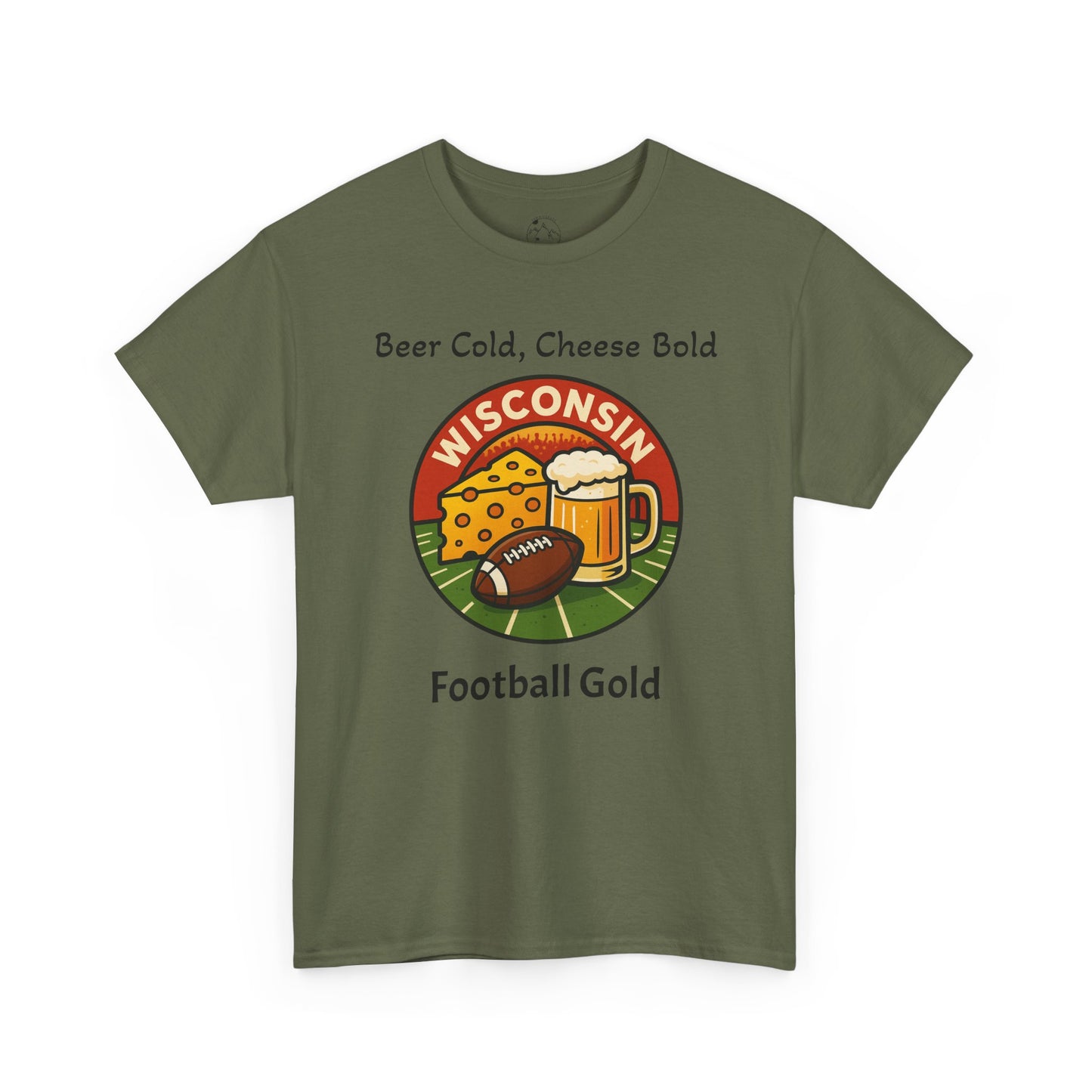 Wisconsin Football Gold Tee