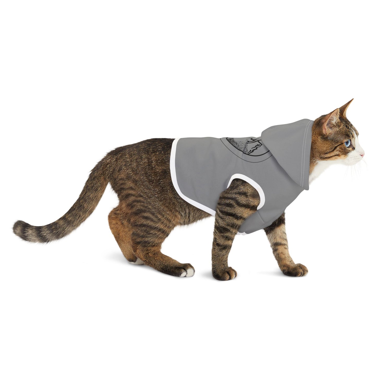 Mountain Pet Hoodie Grey