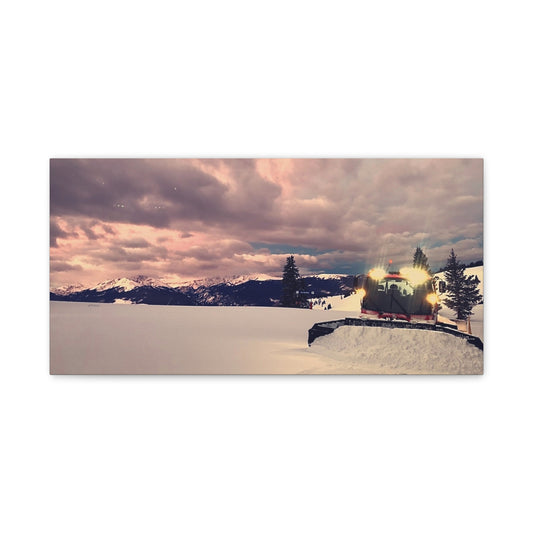 Canvas Print - Vail Snowcat Sunrise