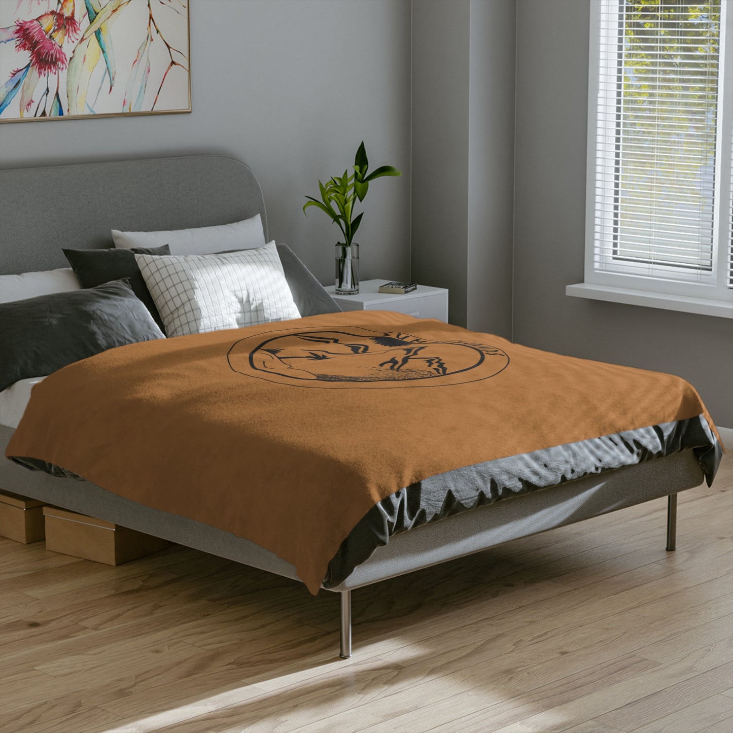 Microfiber Blanket Tan