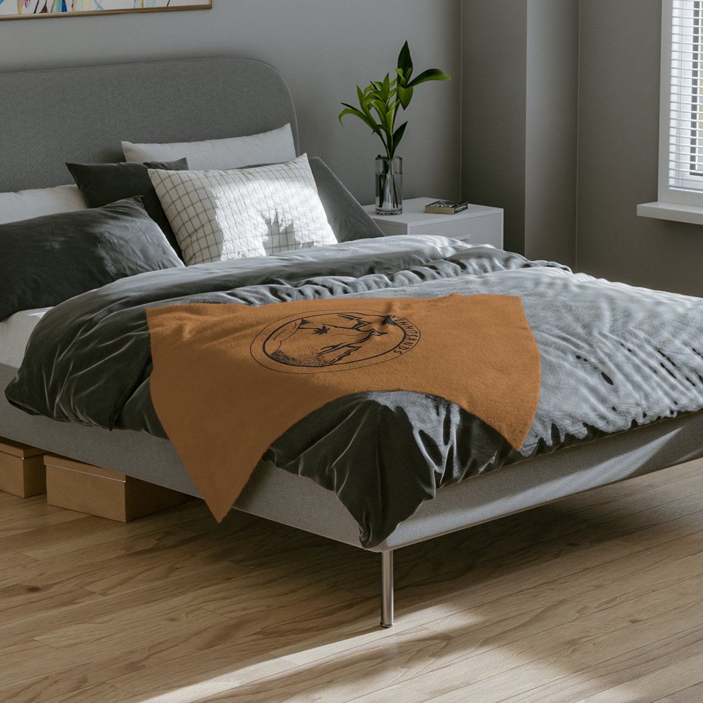 Microfiber Blanket Tan