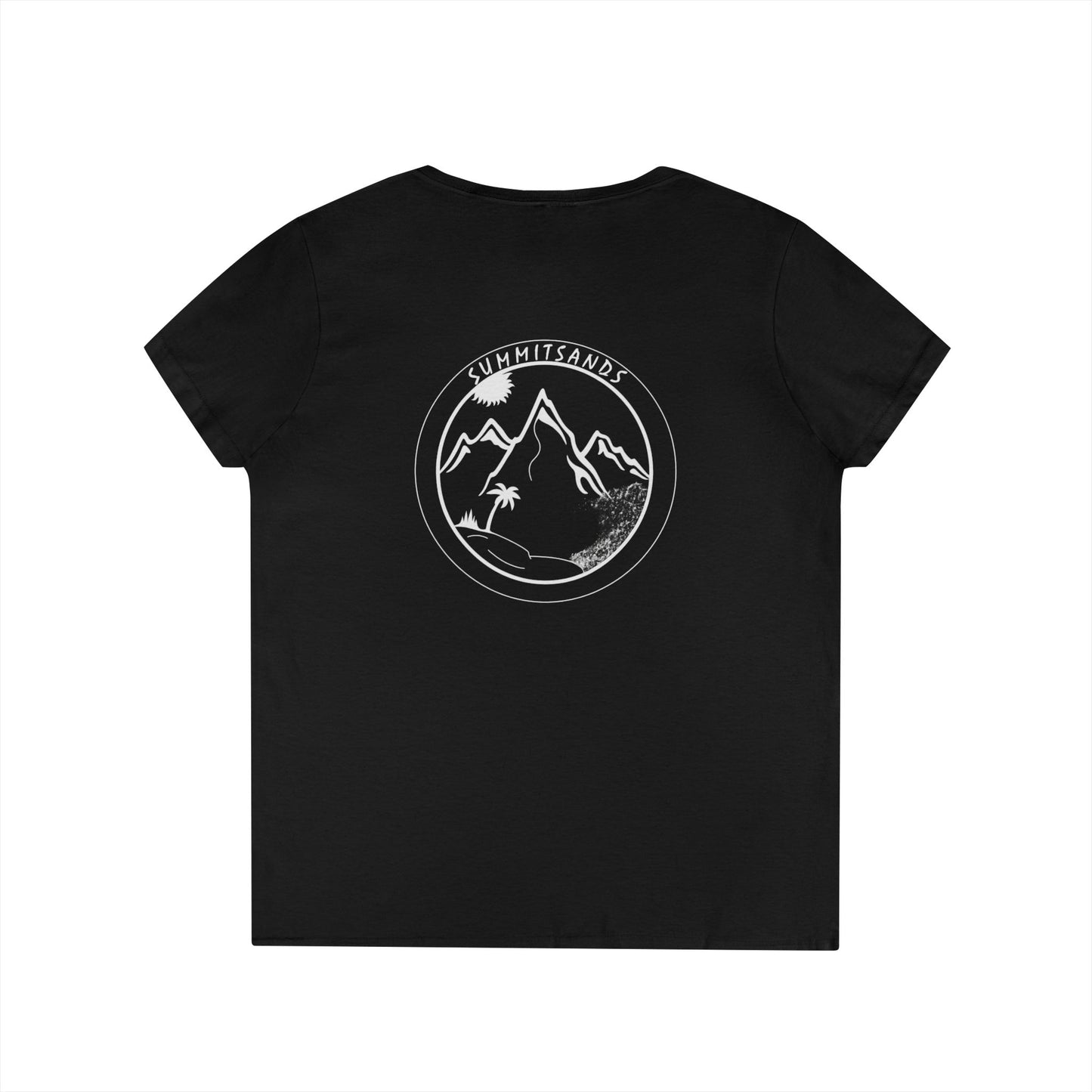 Summit Sands Ladies V-Neck Tee White