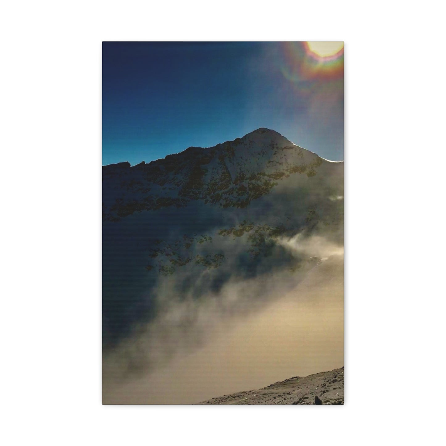 Canvas Print - Whistler Canada Ski Art