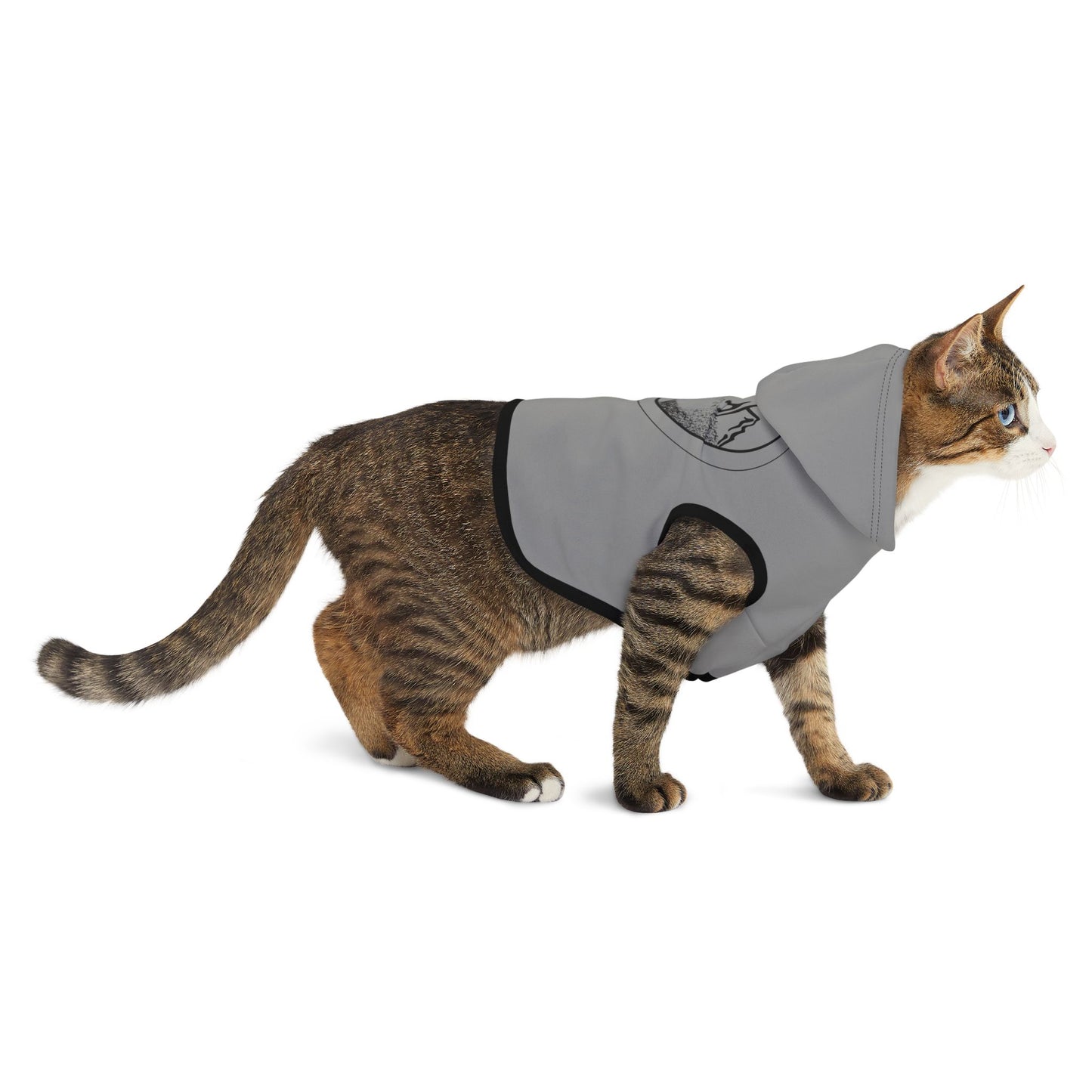 Mountain Pet Hoodie Grey