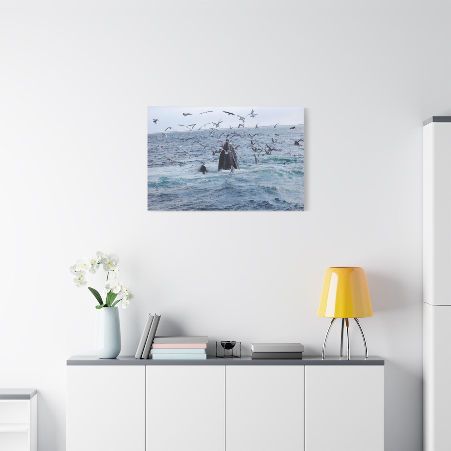 Canvas Print - Whale Feeding