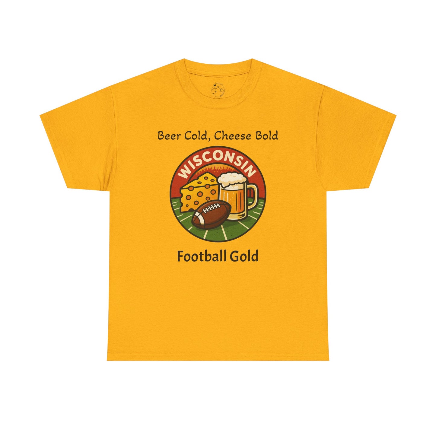 Wisconsin Football Gold Tee